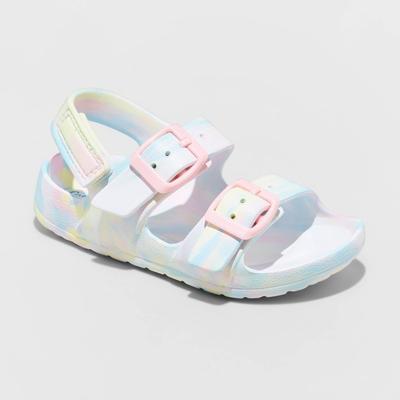 Toddler Ade Slip-on Footbed Sandals - Cat & Jack 9, MultiColored - Girl