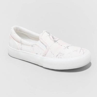 Girls' Sariah Speckle Print Tie-Dye Slip-On Sneakers by Cat & Jack, Casual Shoes