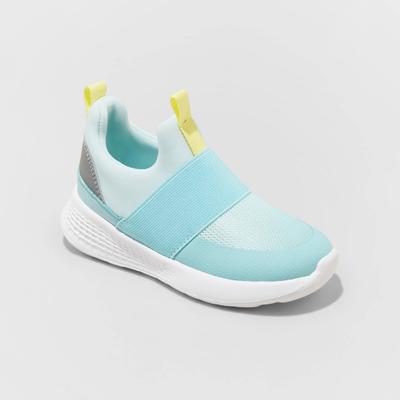 Toddler Gray Slip-on Sneakers - Cat & Jack™ Mint 6T - Girl