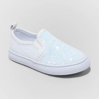 Toddler Girls' Madigan Slip-on Sneakers - Cat & Jack White 9
