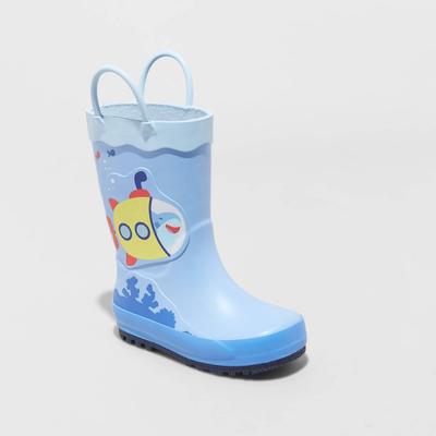 Toddler Boys' Jasper Pull-on Rain Boots - Cat & Jack™ Toddler Footwear Collection