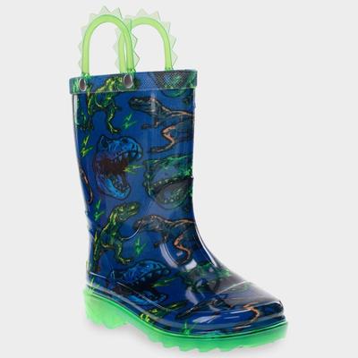 Western Chief Toddler Boys' Diego Rain Boots - Blue 5T