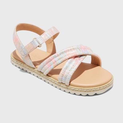 Toddler Girls' Chloe Ankle Strap Sandals - Cat & Jack Comfortable Summer Sandals