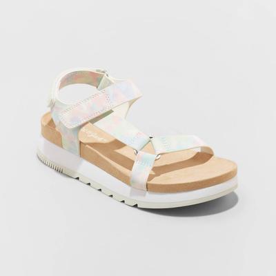 Girls' Wren Footbed Sandals - Cat & Jack Comfortable Everyday Summer Shoes