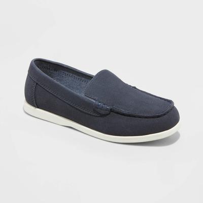 Boys' Alden Suede Slip-on Loafers - Cat & Jack Navy Blue 5