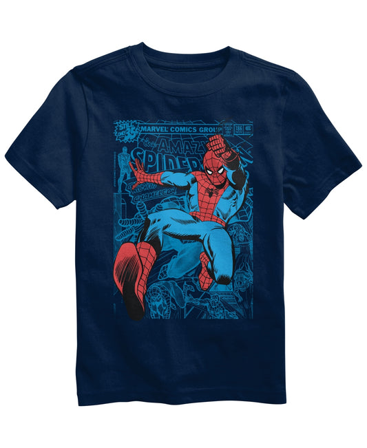 Hybrid Big Boys Spiderman Graphic Short Sleeve T-shirt