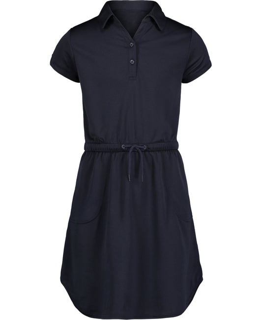 Nautica Girls' 4-6x Performance Short Sleeve Dress