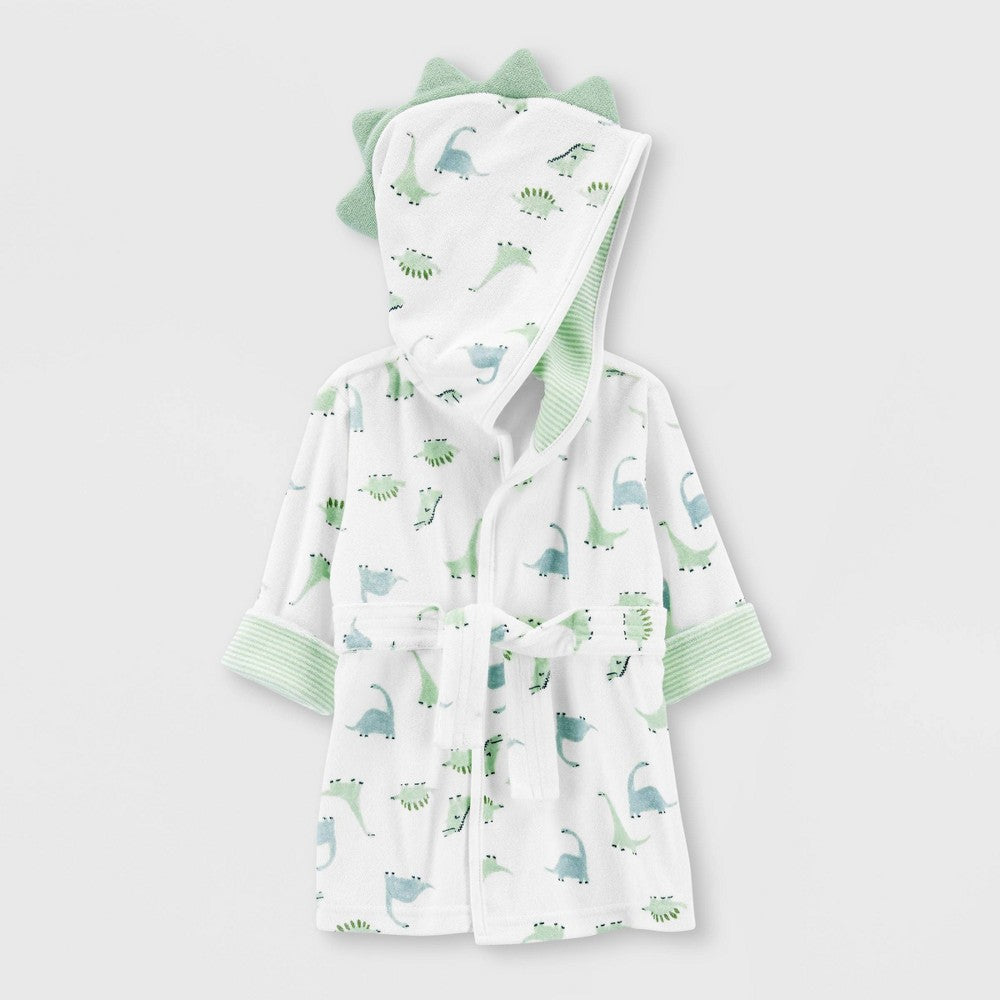 Carter's Just One You® Baby Boys' Dino Bath Robe - Green