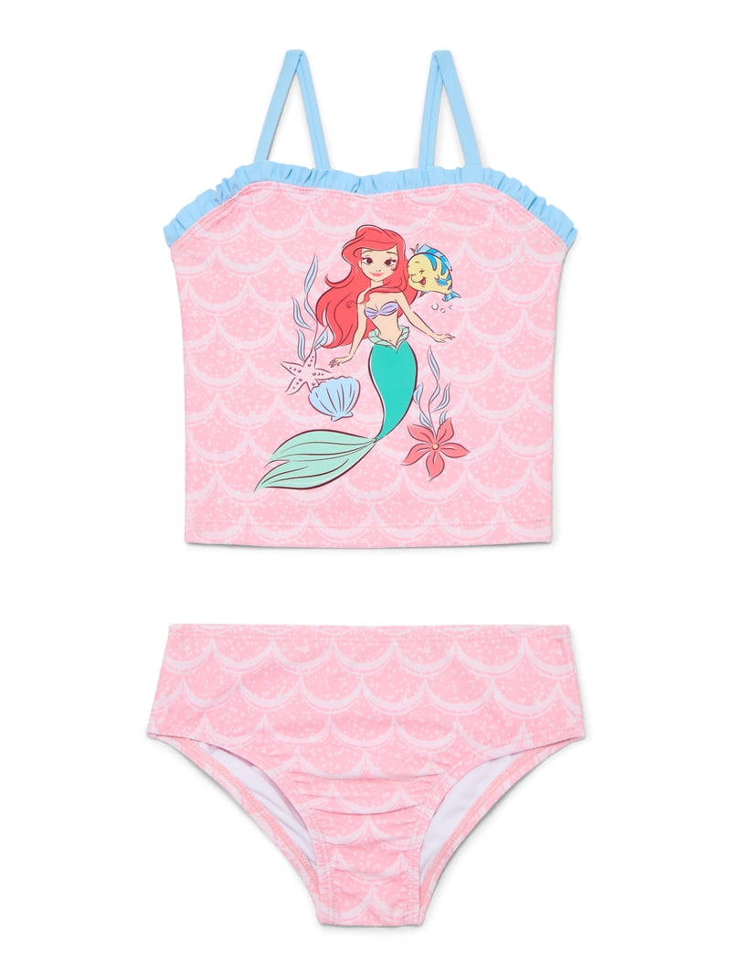 Disney Little Mermaid Pink Swimsuit girl 12M