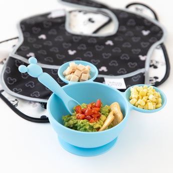 Bumkins Silicone First Feeder Set - Blue