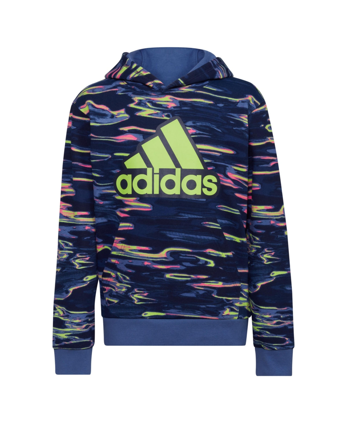 Adidas boys Liquid Camo Hoodie XL Navy