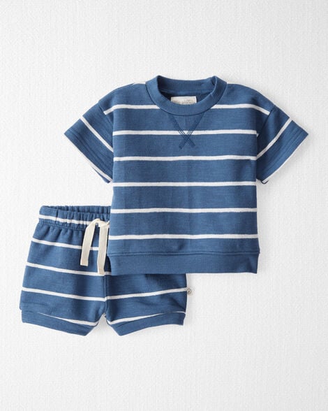 Carter's Organic Cotton Set, 18 Months - Dark Sea Blue boys