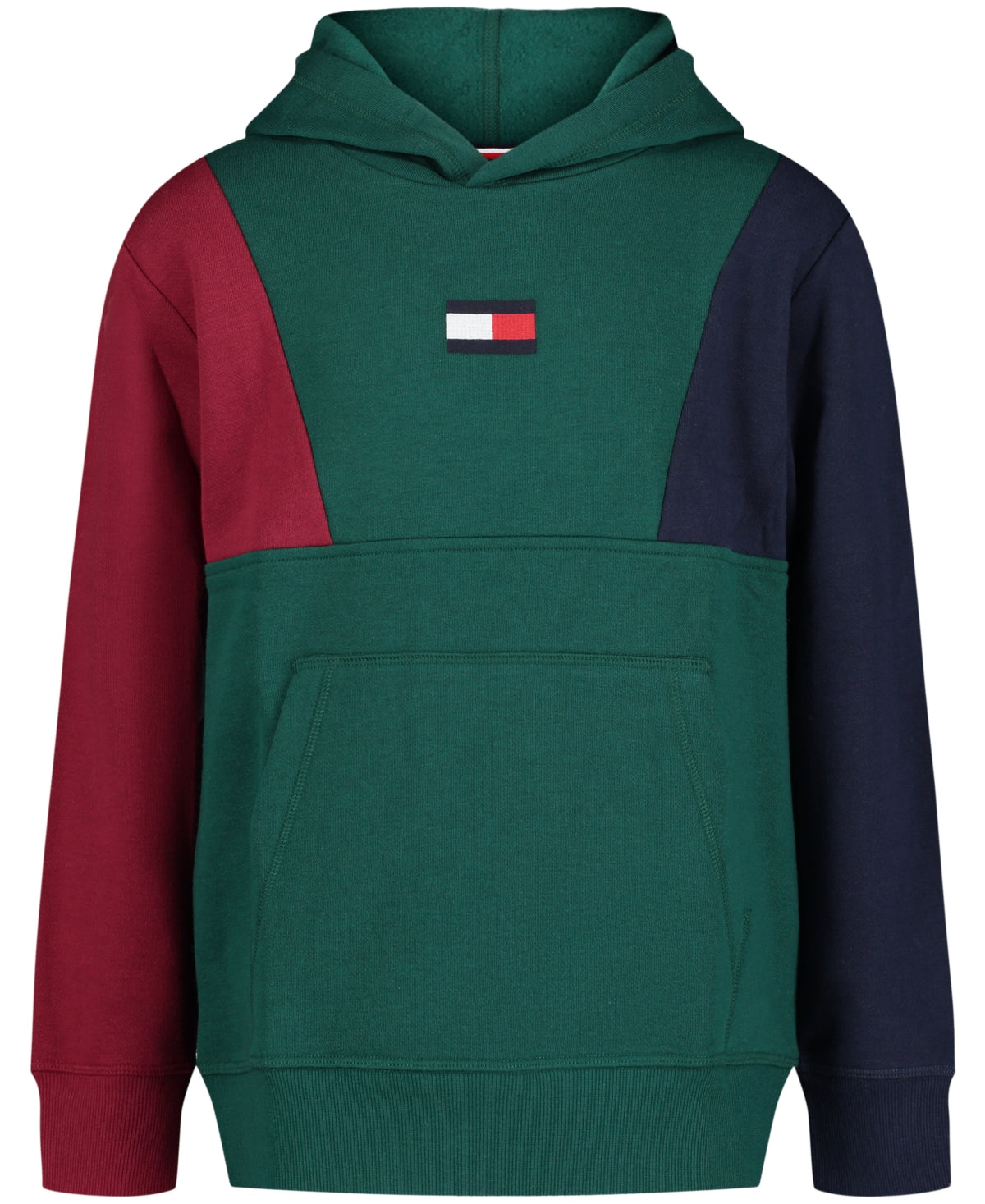 Tommy Hilfiger Toddler Boys Retro Colorblock Pullover Hoodie - Botanical Garden