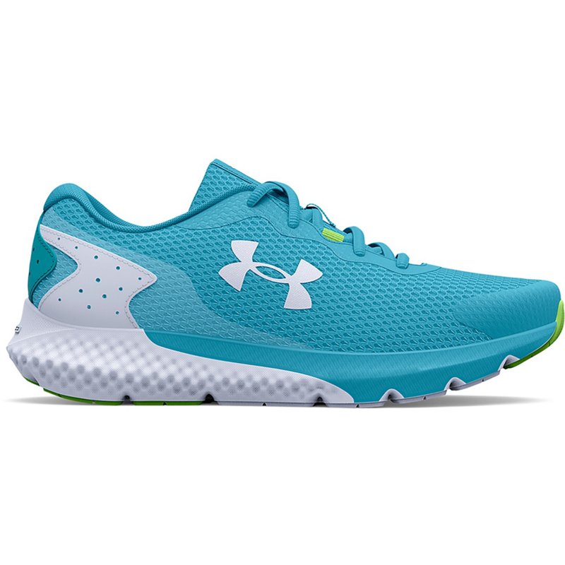 Under Armour Girls' Rogue 3 Shoe Aqua/Turquoise, Sizes 6 - Youth Running at Academy Sports