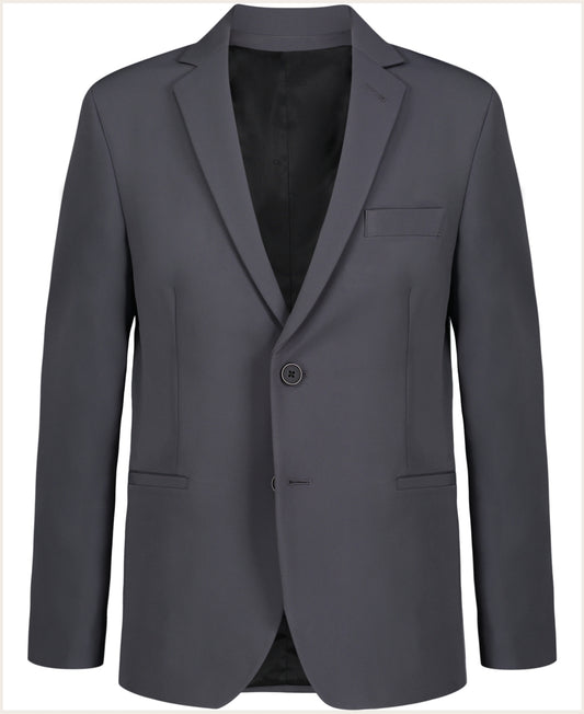 Calvin Klein Big Boys Slim-Fit Stretch Performance Suit Jacket - Dark Gray
