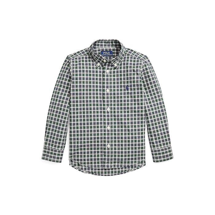Polo Ralph Lauren boys Cotton Poplin Plaid Shirt 7