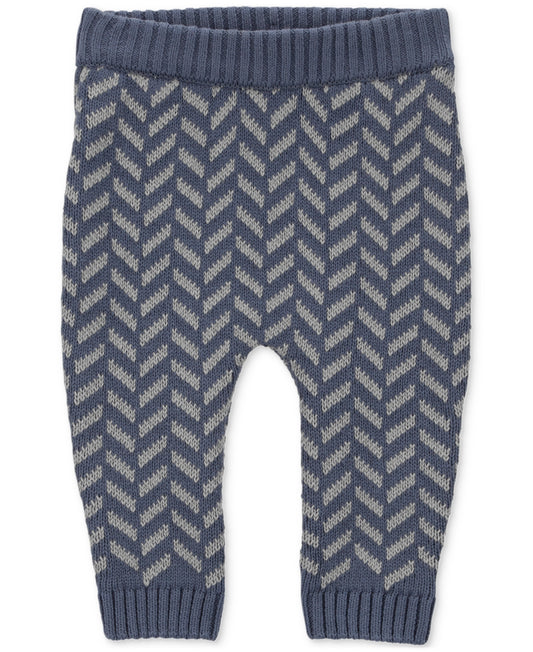 Carter's Baby Boys Herringbone Sweater-Knit Pants - Blue