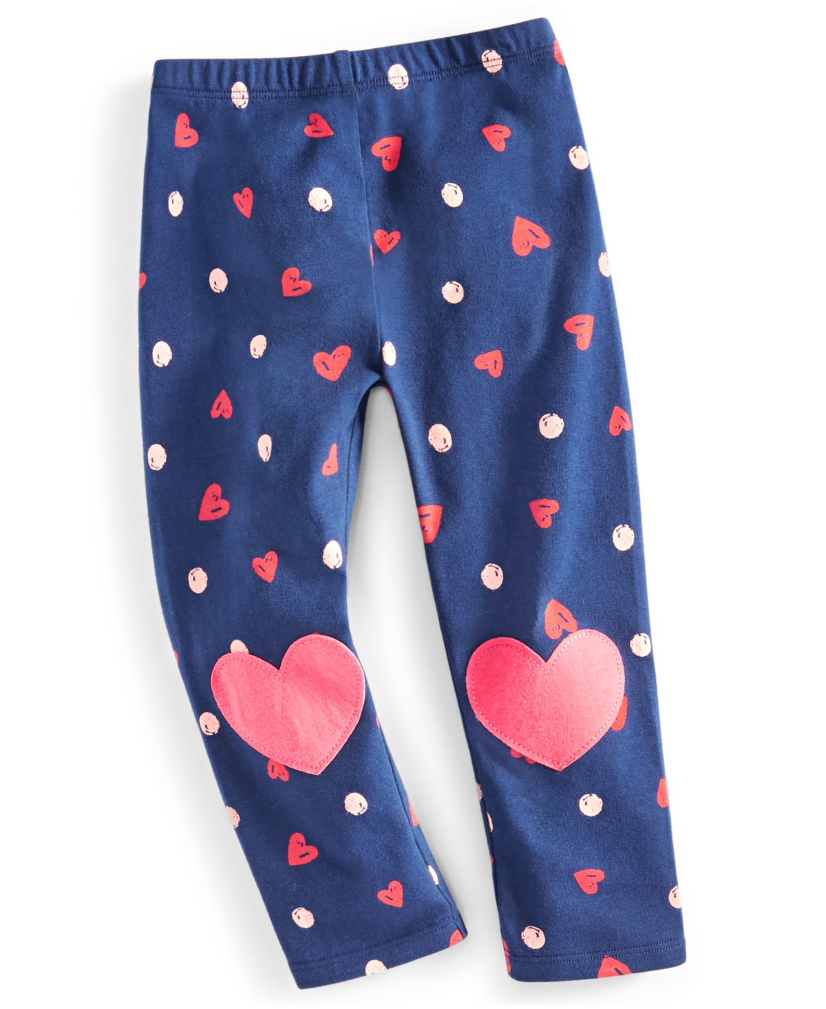 First Impressions Toddler Girls Heart Patch Leggings - Pink Sunrise