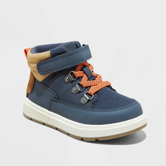 Toddler Boys' Felix Boots - Cat & Jack™ Navy Blue 5T - Boy