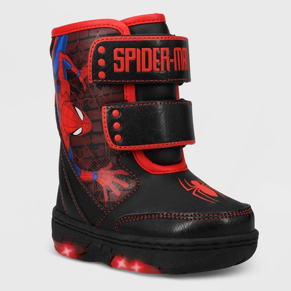 Marvel Boys' Spider-Man Winter Boots for Kids - Official Character Boots