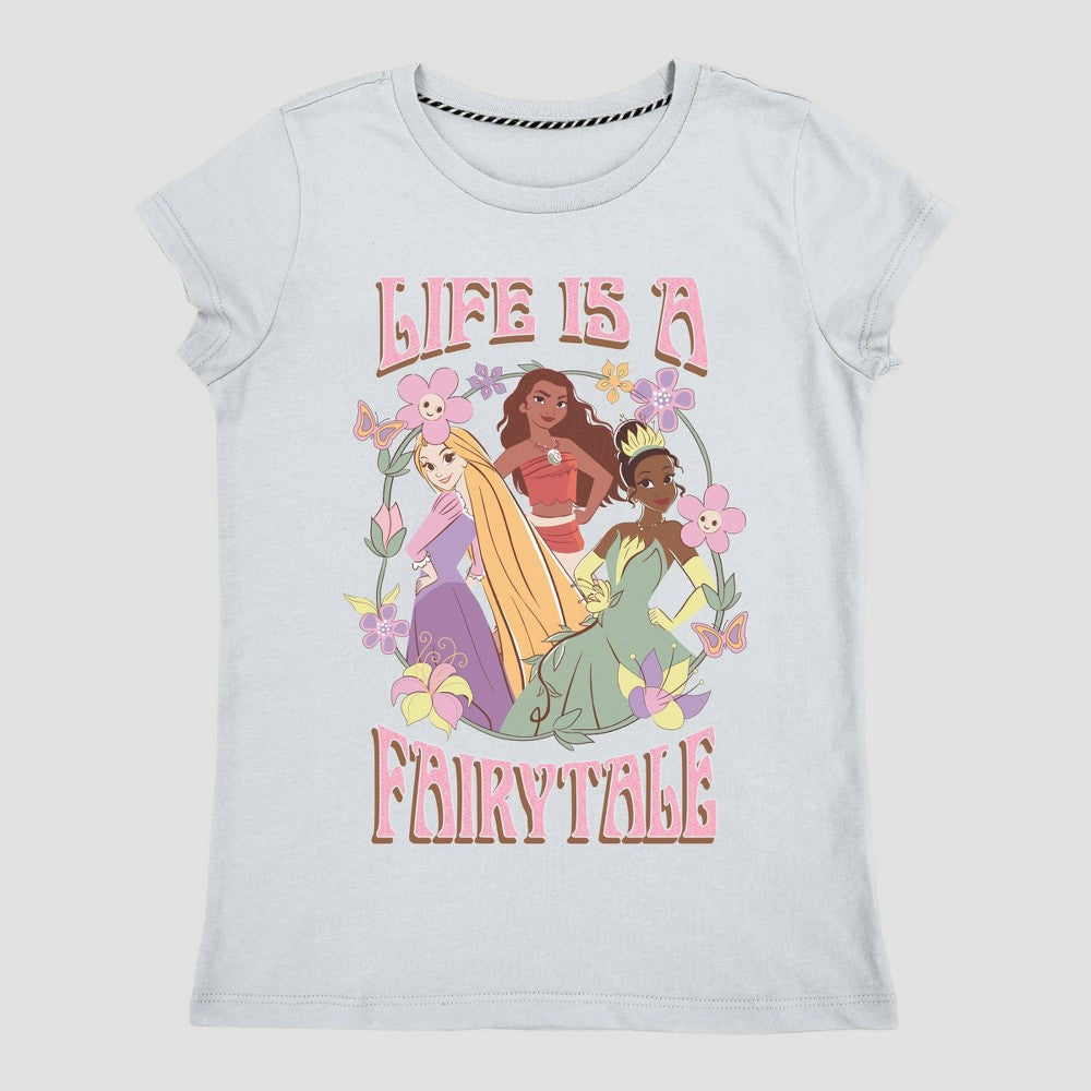 Disney Princess girl T-Shirt 3T Light Blue