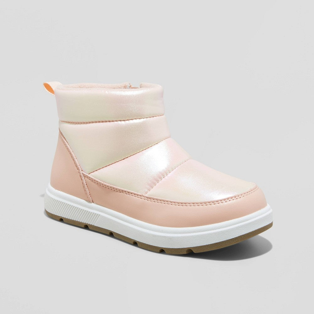 Girls' Jule Puffer Boots - Cat & Jack™ Quilted Insulated Winter Boots for Girls