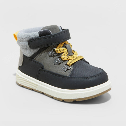 Toddler Boys' Felix Boots - Cat & Jack™ Black 5T