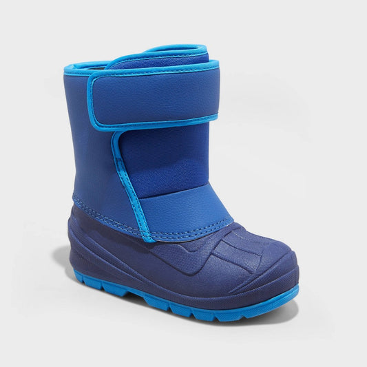Toddler Boys' Lenny Winter Boots - Cat & Jack™ Blue 8T