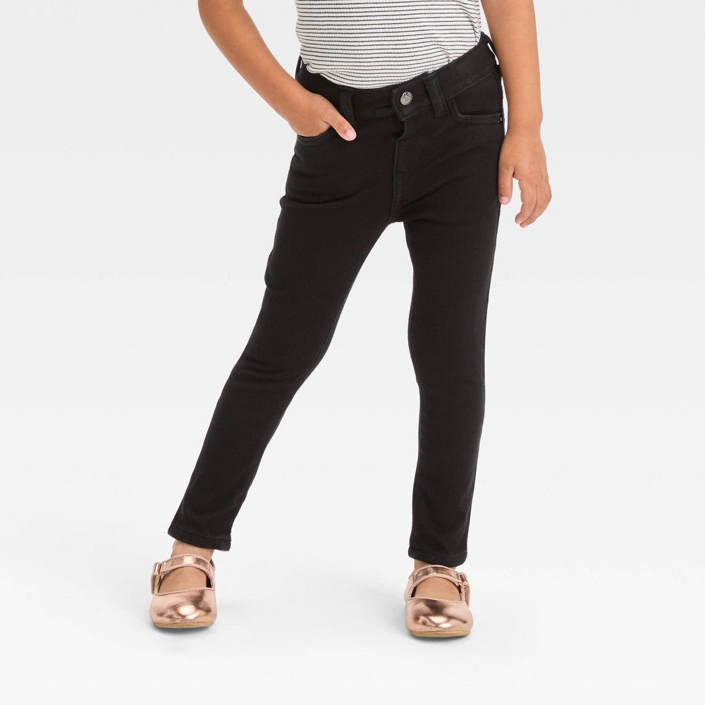 Cat & Jack girl Jeggings Black 18M, Ultimate Stretch