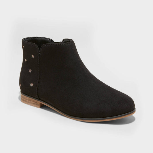 Girls' Lizzie  Cat & Jack™ Classic Ankle Booties for Everyday Comfort and Play