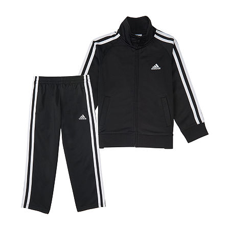 Adidas Unisex Tricot Jacket & Pants Set - Little Kid - Boy