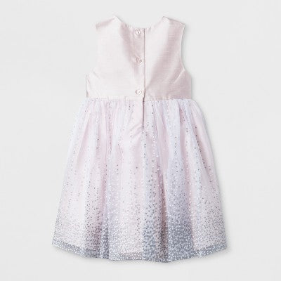Mia & Mimi Baby Girls' A-Line Dress, Blush Pink 3-6M