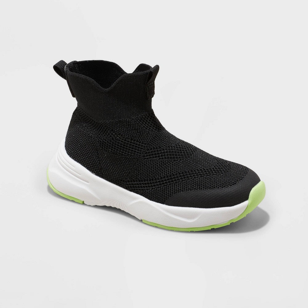 Cat & Jack Toddler Sneakers Black 6T Boys