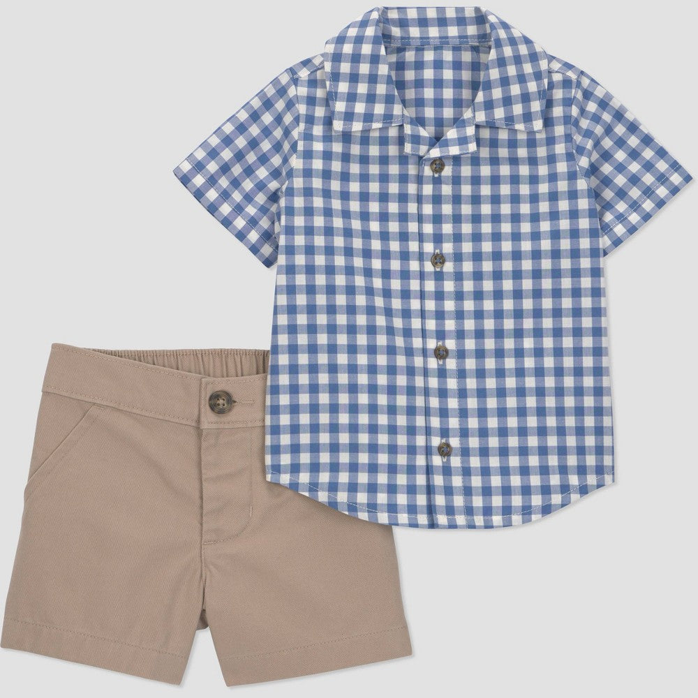 Carter's Baby Boys' 2pc Gingham Set - 18M