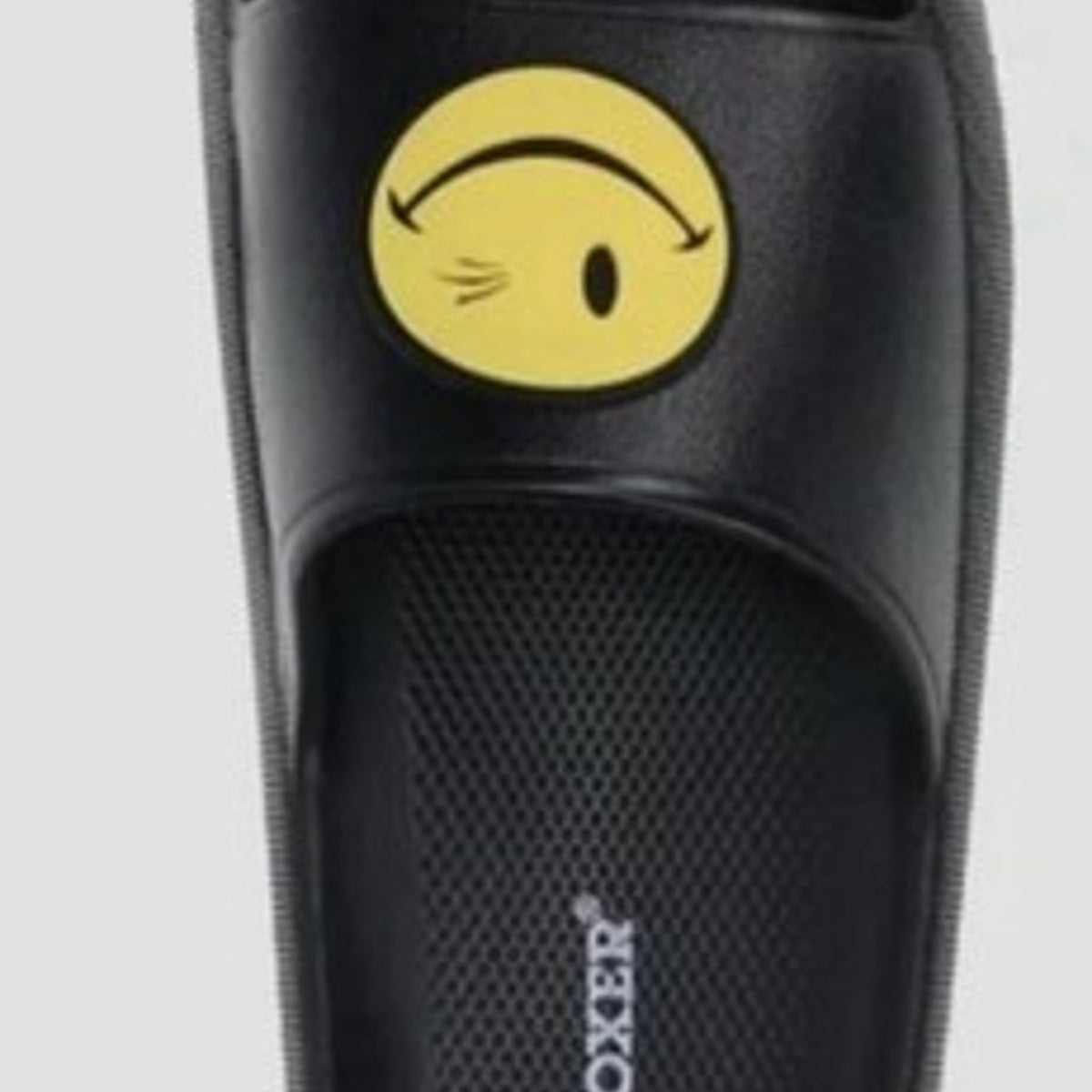 Joe Boxer Kids' Slides Size 1 - Cushioned, Smiley Pattern boys