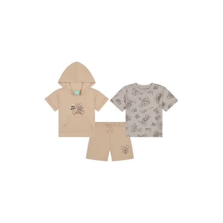 Disney Mickey Mouse Boy Short Set, 3 Pieces, 24M