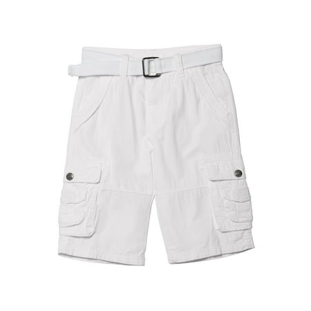 Xray Boys' Twilled Cargo Shorts White Size 18