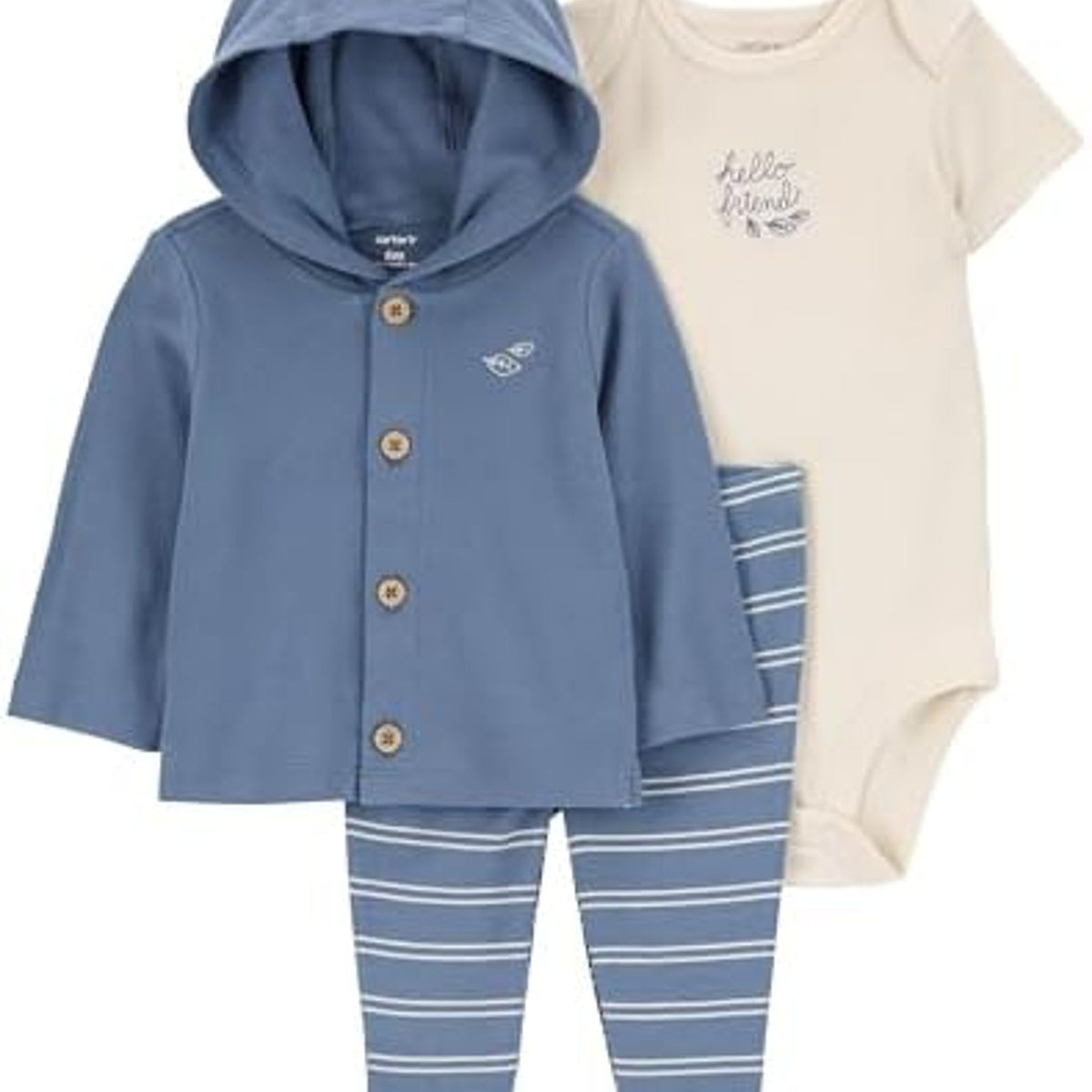 Carter's Baby Boys 3-Piece Cardigan Set - 6M