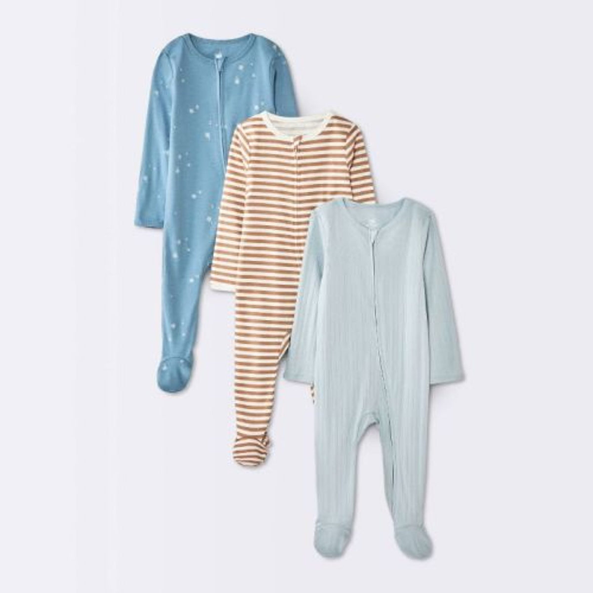 Cloud Island Newborn Outerspace Footed Pajamas, boys
