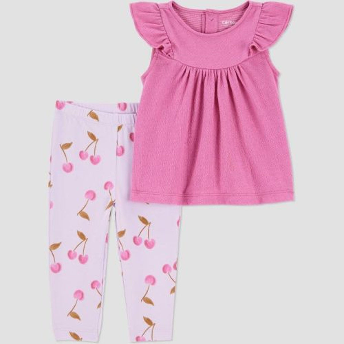 Carter's Baby Girls' 2pc Cherries Set - Newborn Purple