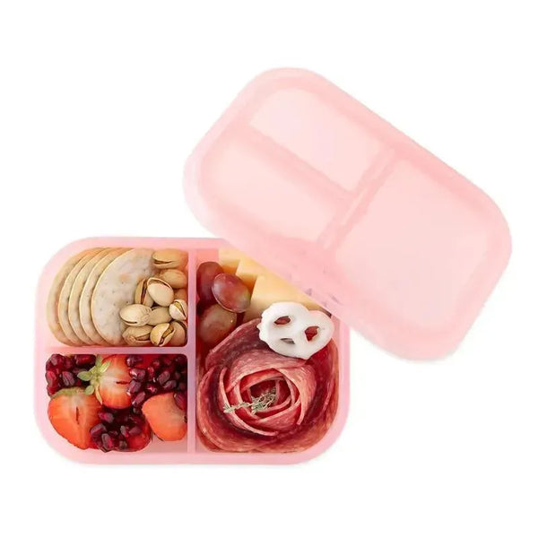 Bumkins Silicone Bento Box - Pink