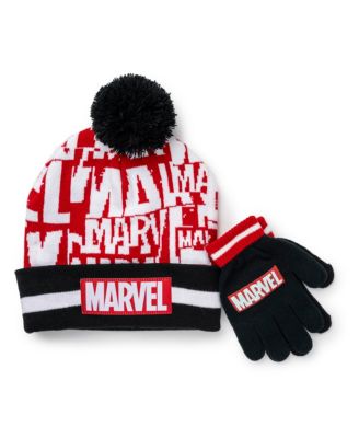 Marvel Hat and Glove Set, OSFM Black
Boys