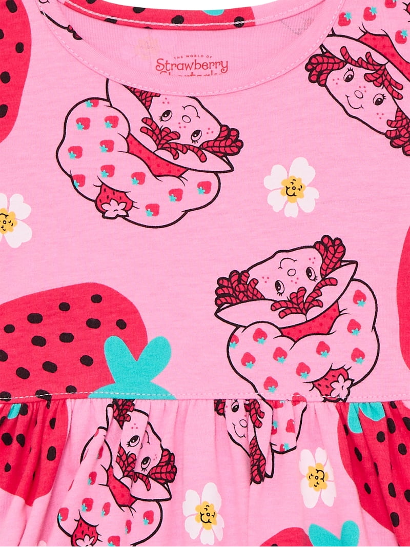 Strawberry Shortcake girl Dress pink
4T
