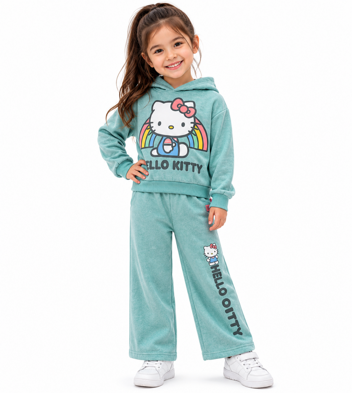 Hello Kitty Toddler 2T Graphic Hoodie Sweatpants Set girls