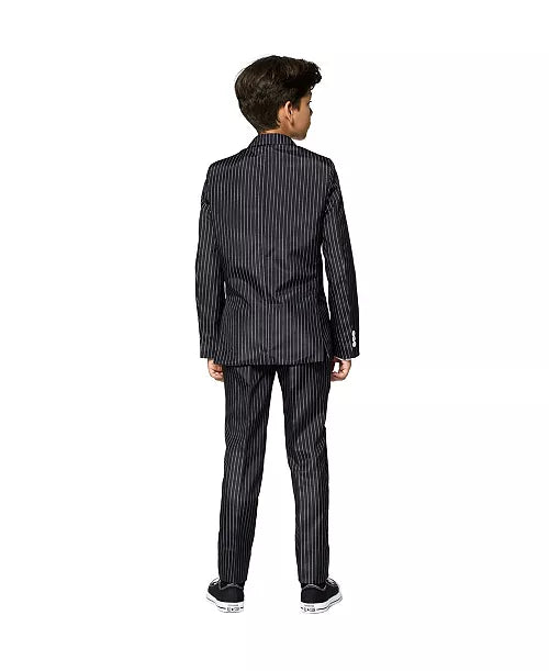 Suitmeister Boys Gangster Halloween Suit, Black, Size L 3pc