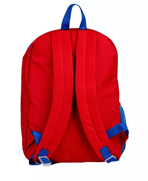 Super Mario Boy's 5 Pc Backpack Set - Red