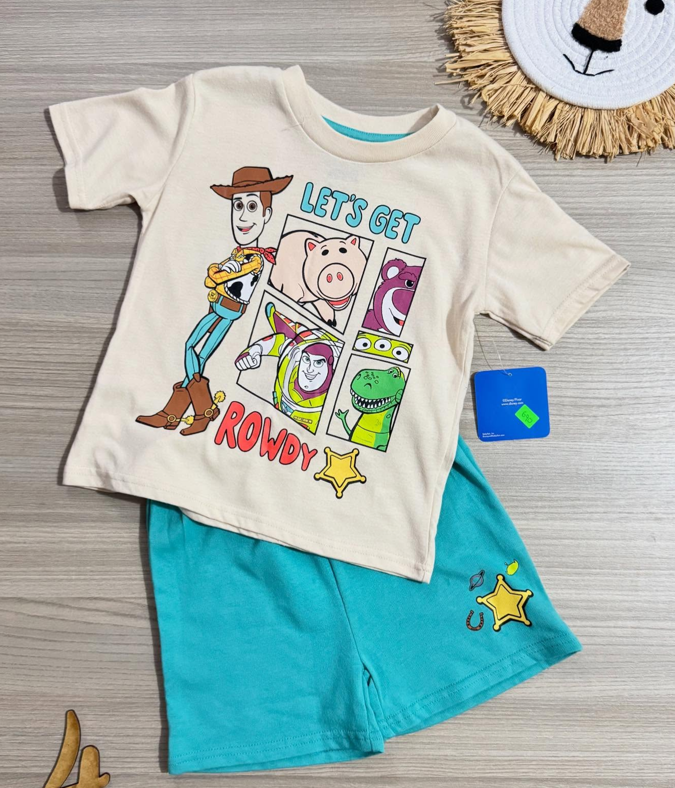 Toy Story Graphic T-Shirt and Shorts Set