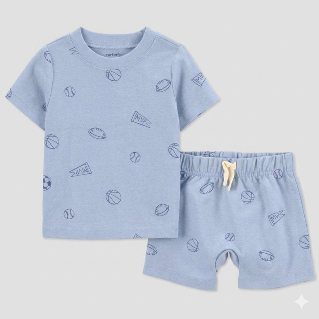 Carter's Just One You Baby Boys' Set - Blue 18M