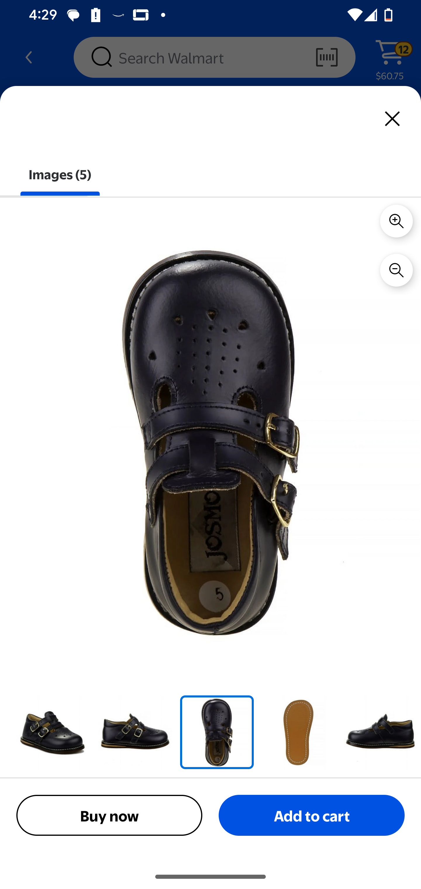 Josmo Toddler Boys and Girls Walking Shoes - Navy