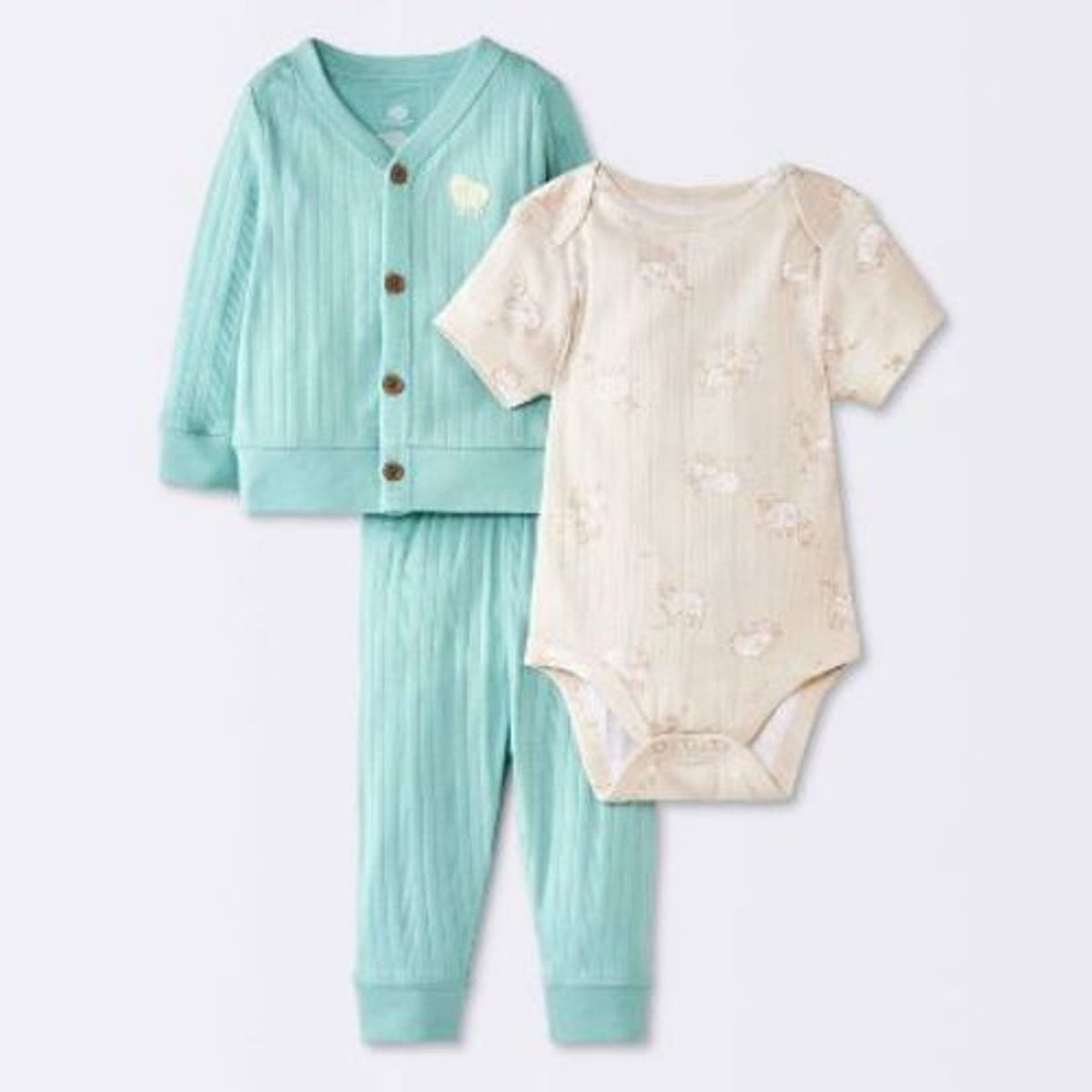Cloud Island Baby Boys' 3pc Top and Pants Set newborn